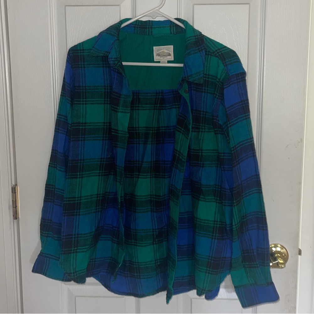 American Eagle, small, plaid sweater